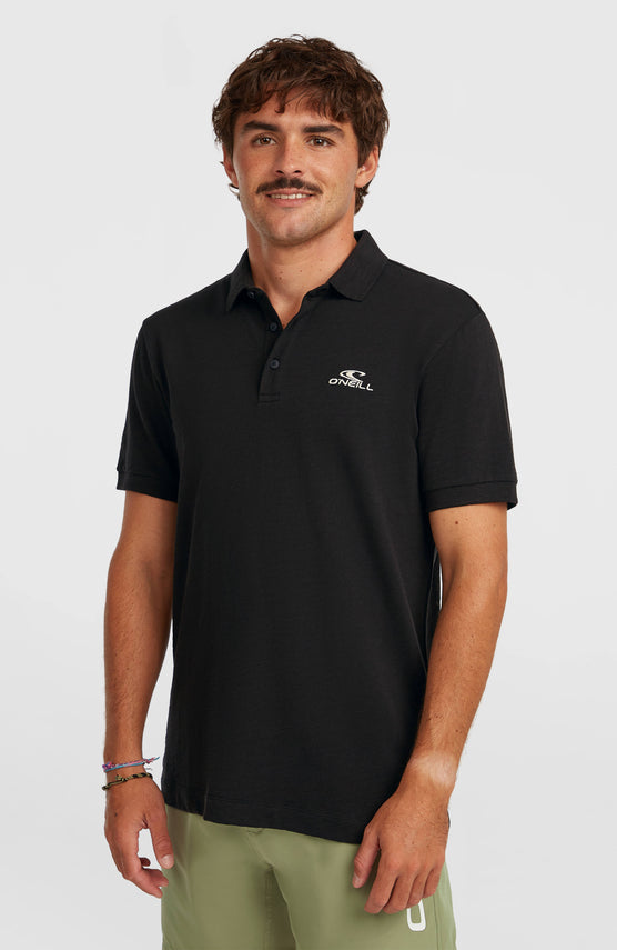 Slub Poloshirt | Black Out