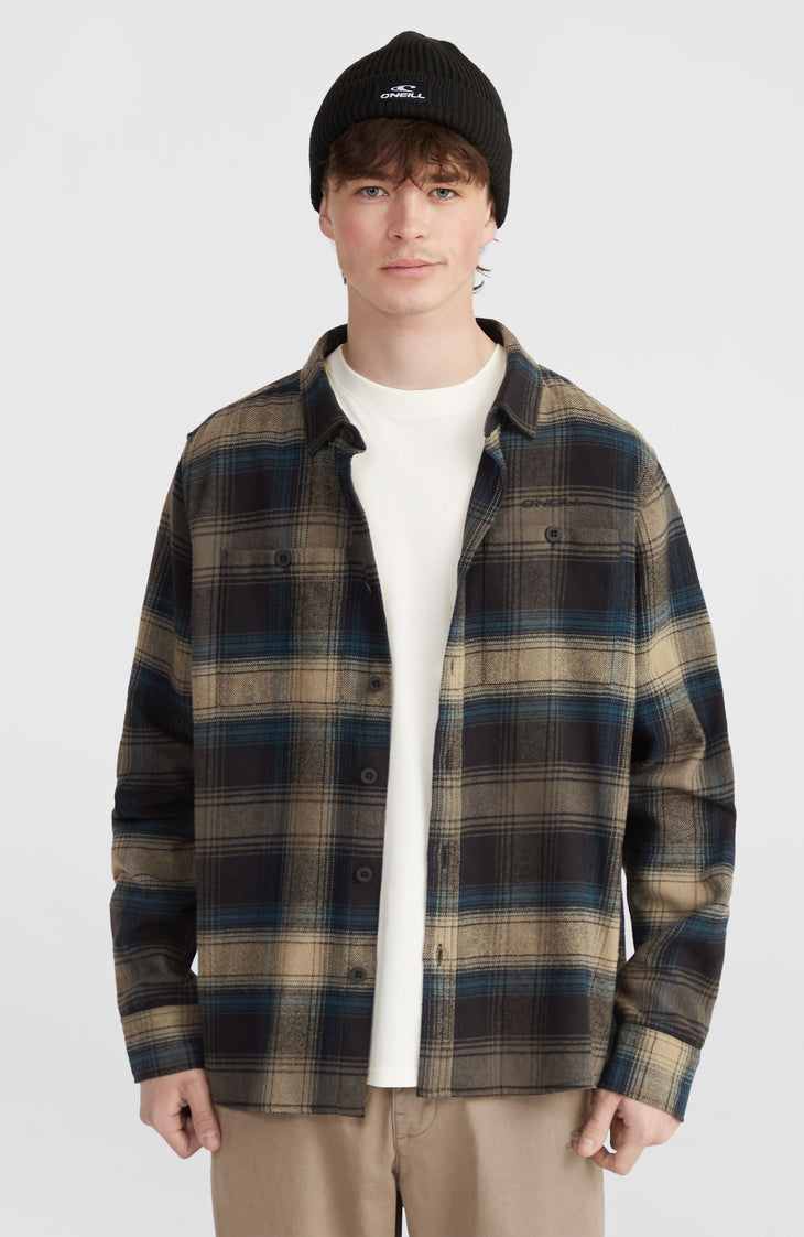 Check Flanellhemd | Black Check Small