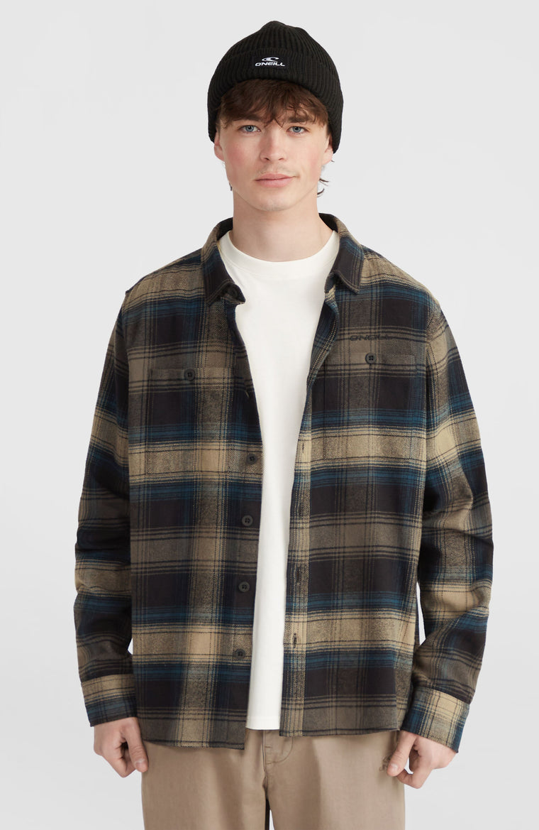 Check Flanellhemd | Black Check Small Check Flanellhemd | Black Check Small