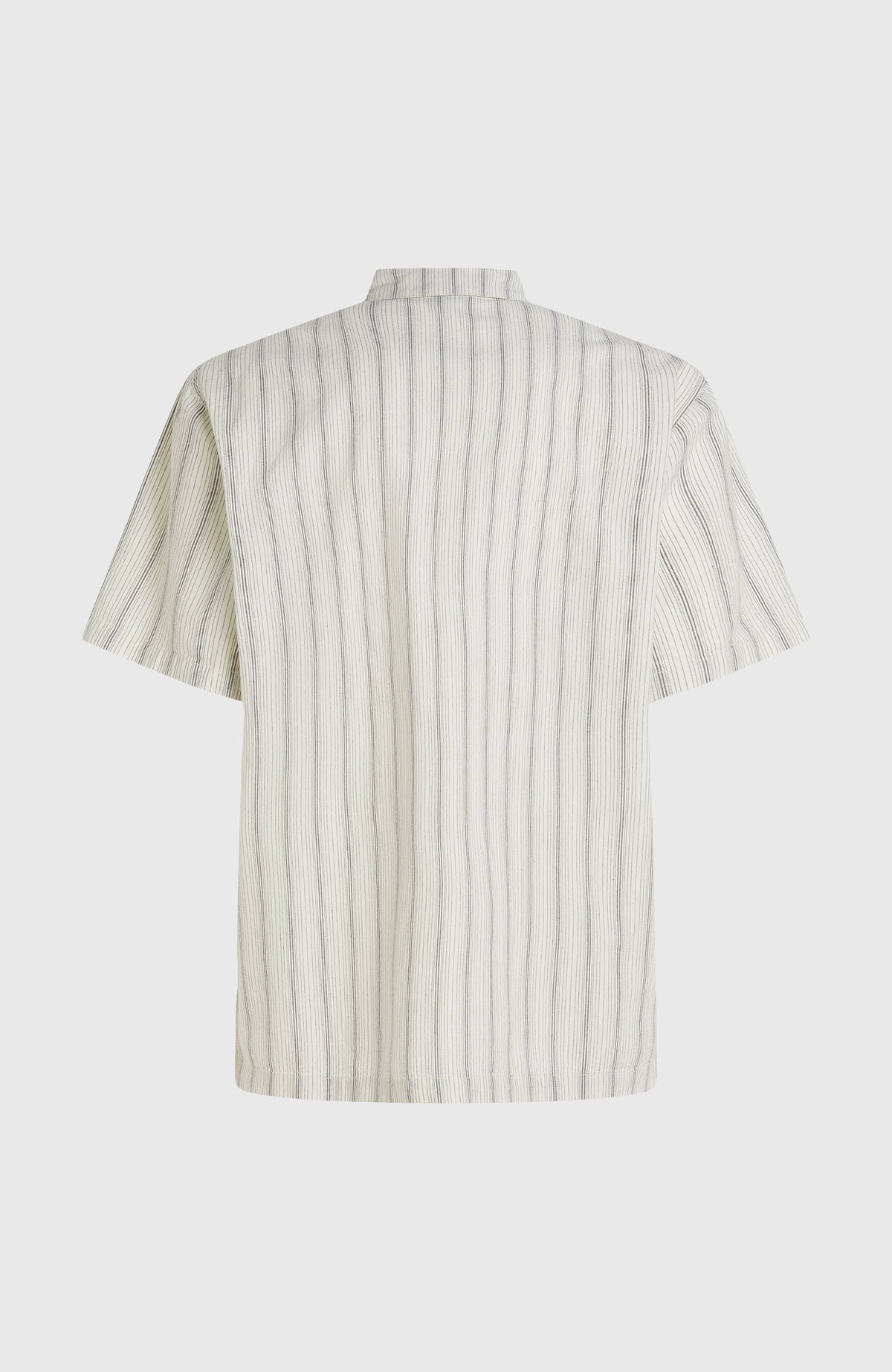 Jacquard Stripe Hemd | Beige Cali Stripe