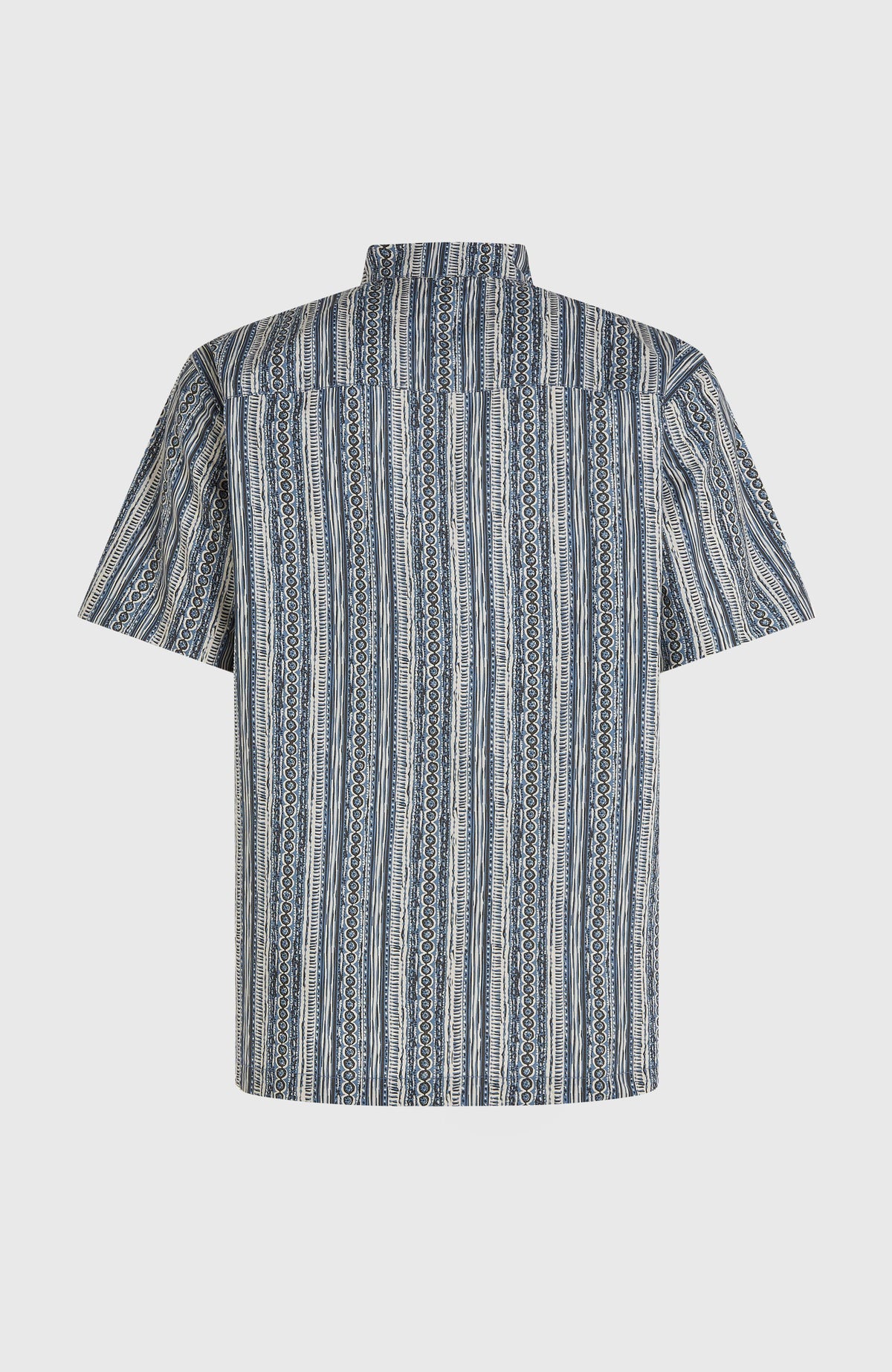 Print-Shirt | Blue Pressed Lines