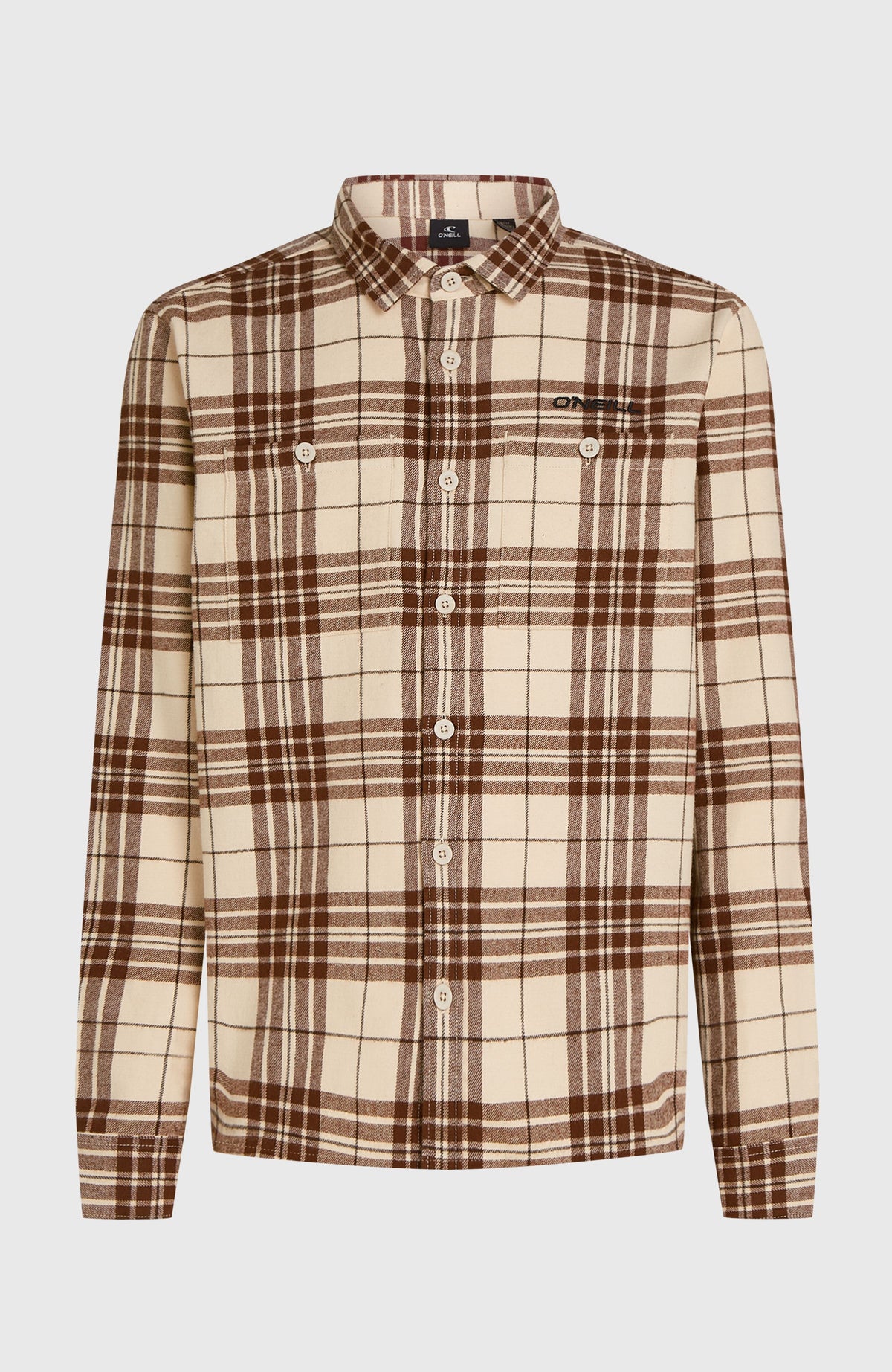 Must-Have Flanellhemd | Beige Flannel Check