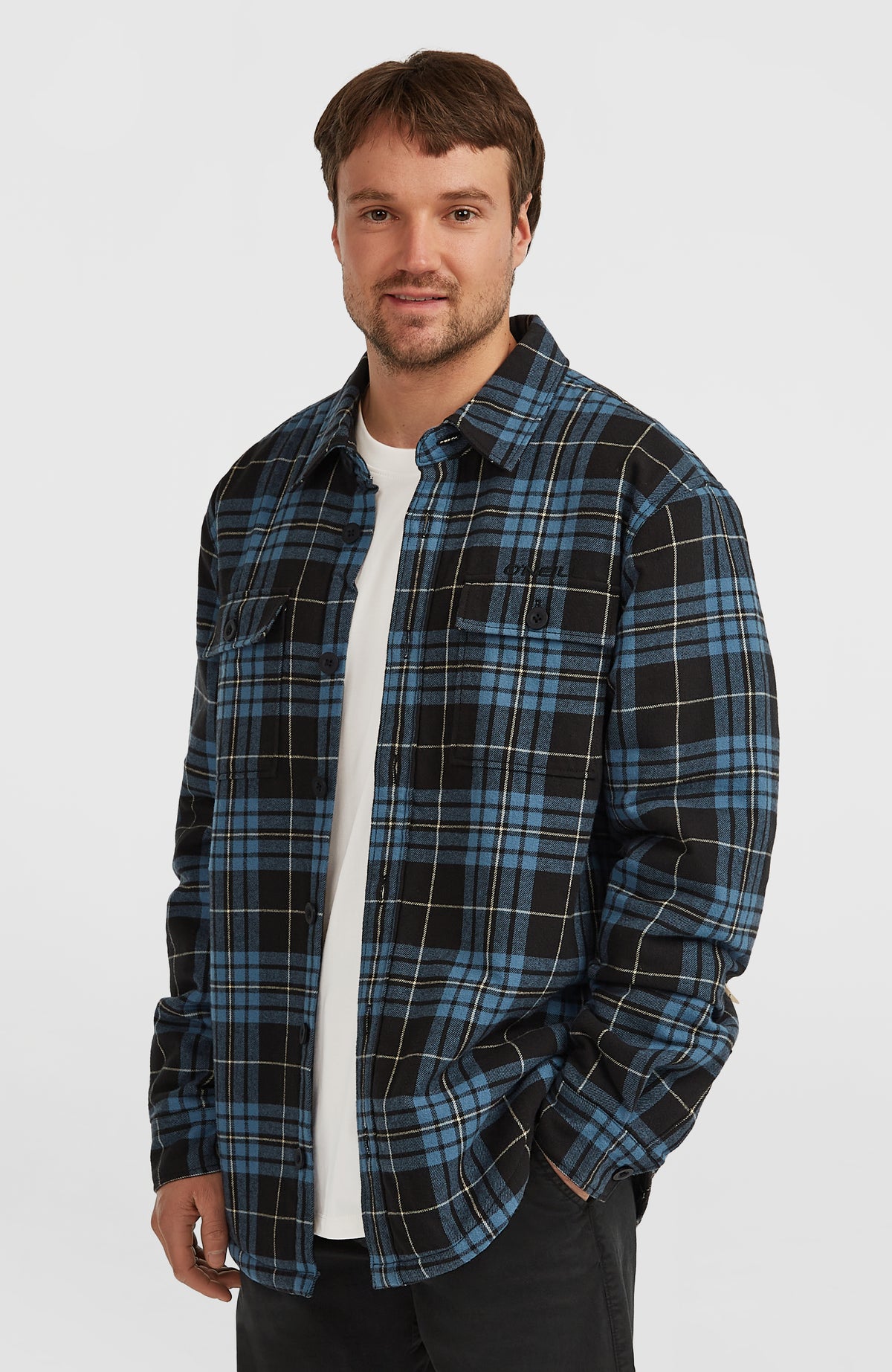 Must-Have Hemd mit Fleecefutter | Blue Flannel Check