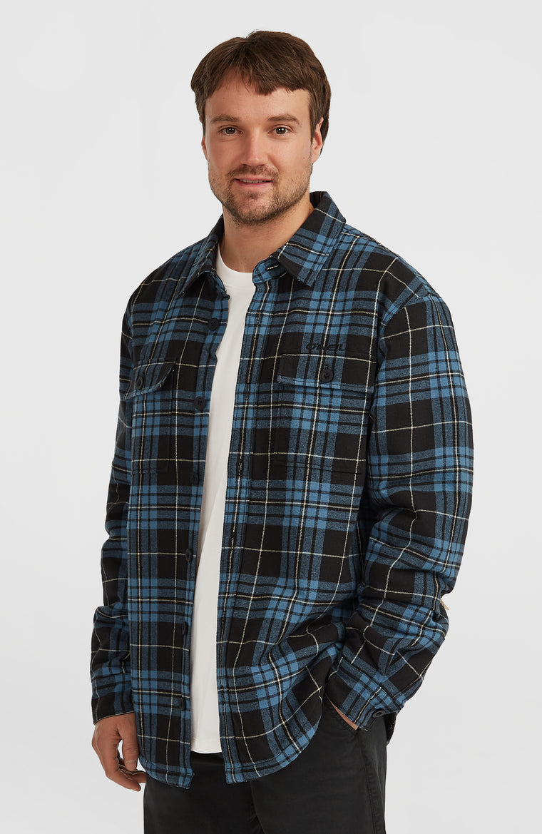 Must-Have Hemd mit Fleecefutter | Blue Flannel Check Must-Have Hemd mit Fleecefutter | Blue Flannel Check