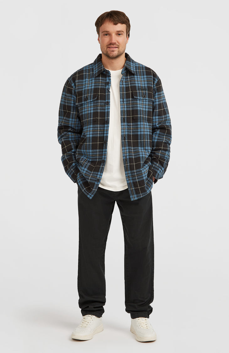 Must-Have Hemd mit Fleecefutter | Blue Flannel Check