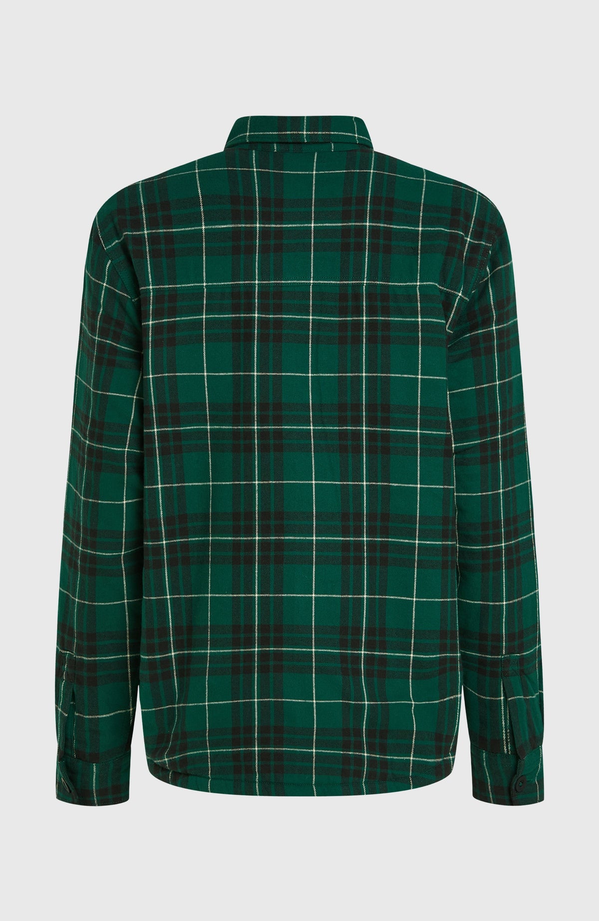 Must-Have Hemd mit Fleecefutter | Green Flannel Check