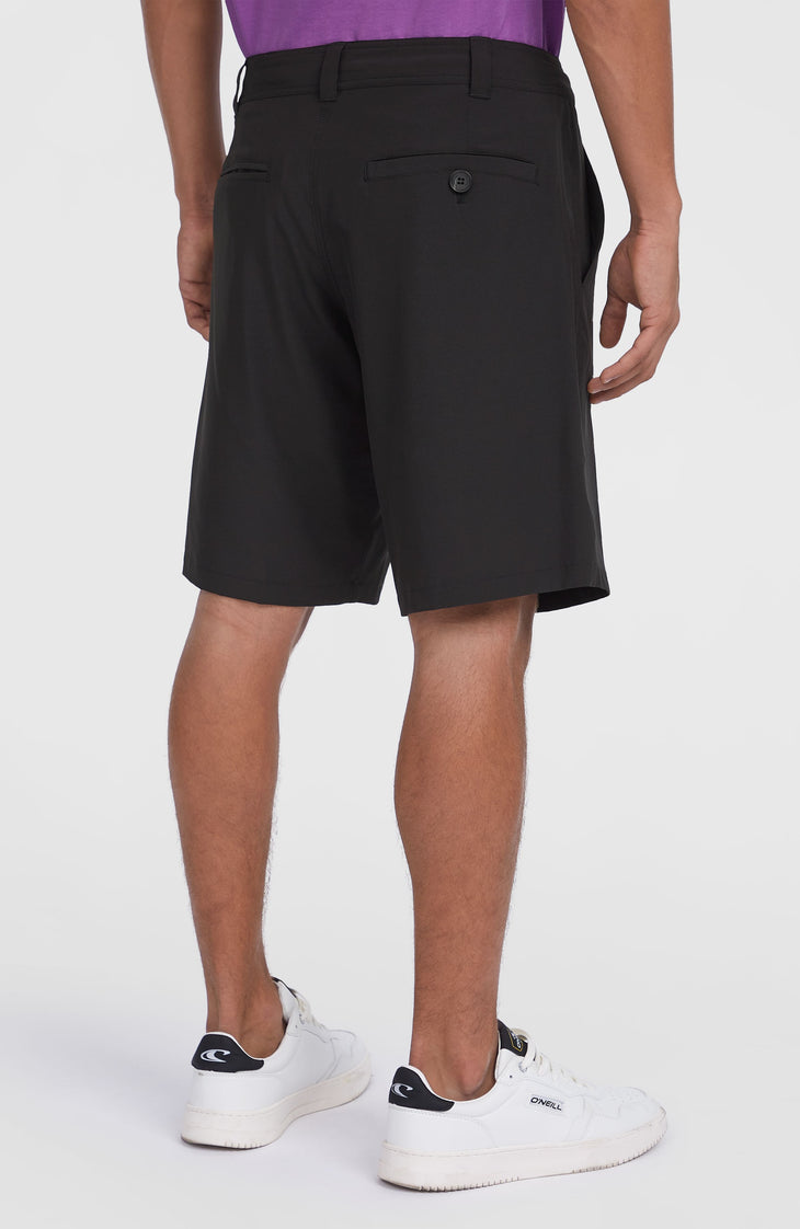 Hybrid 19" Chino-Shorts | Black Out