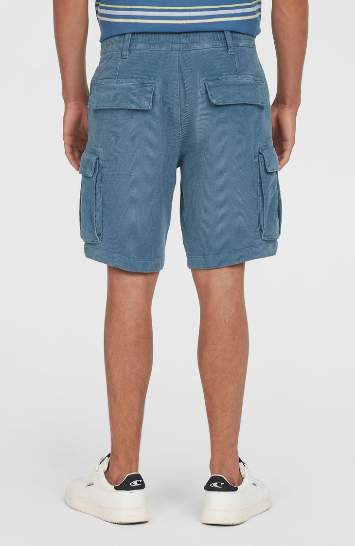 O'Riginals Cord-Cargo-Shorts | Copen Blue