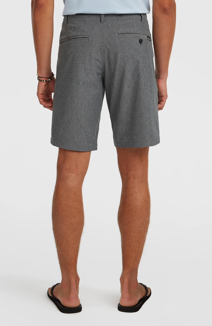 Hybrid 19" Melange Shorts | Black Out