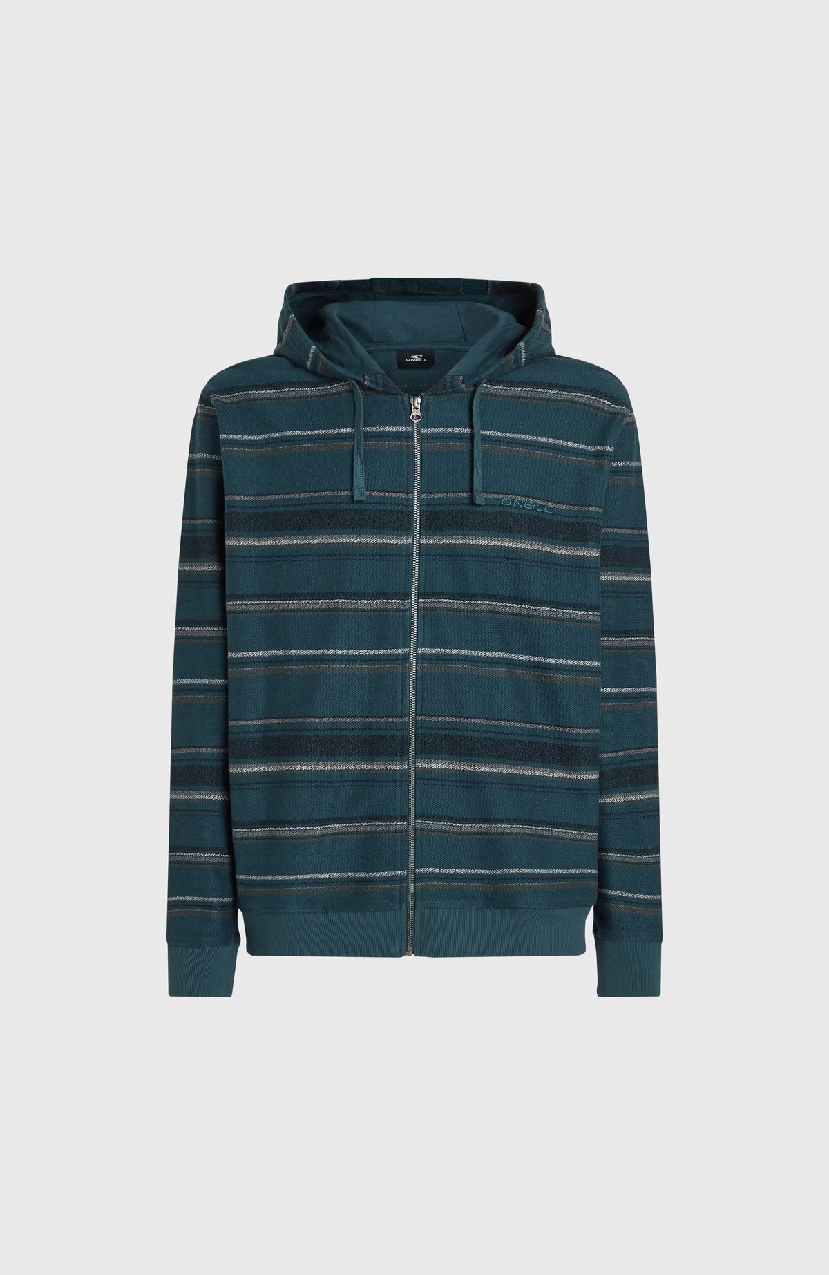 Bavaro Kapuzenjacke mit Reißverschluss | Blue Ikat Stripe