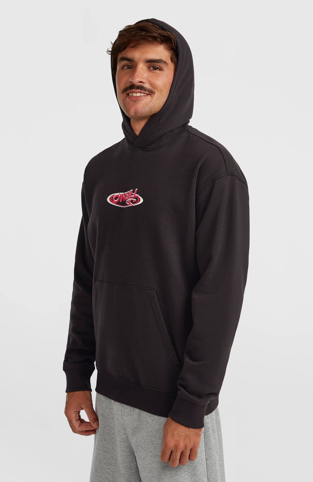 Essentials 90s Logo Hoodie | Black Out