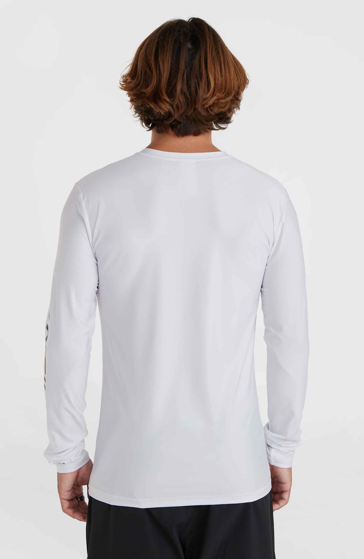 Essentials Longsleeve-Schwimmshirt | Snow White
