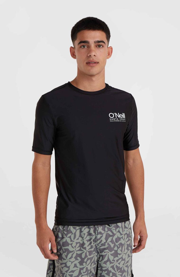 Essentials Cali Shortsleeve-Schwimmshirt | Black Out Essentials Cali Shortsleeve-Schwimmshirt | Black Out