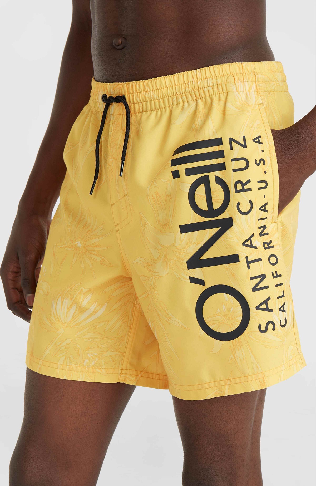 Mix and Match Cali 16'' Badehose | Yellow Tonal Tropicana