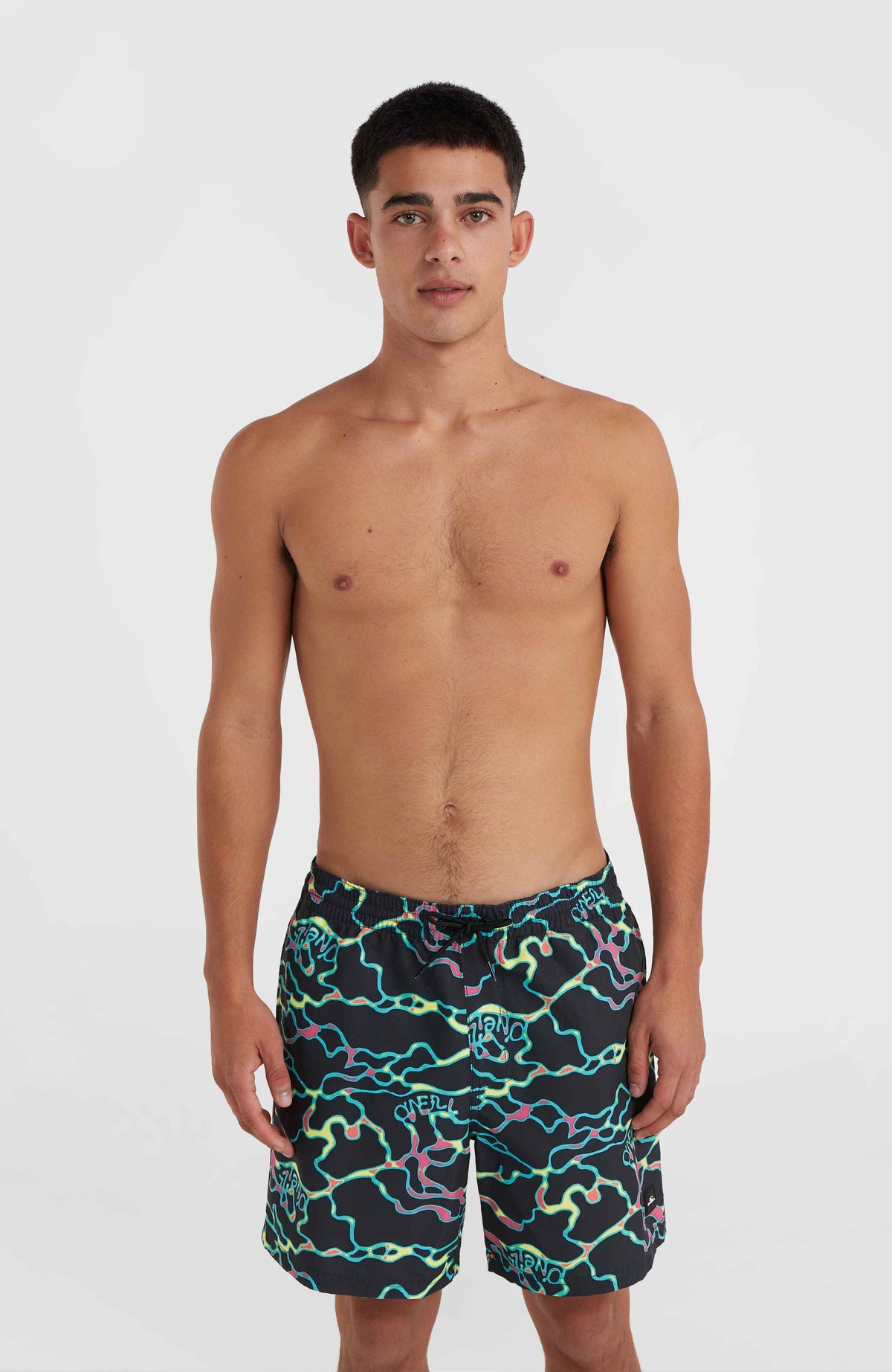 Jack O'Neill Cali Crazy 16'' Badehose | Black Ocean View