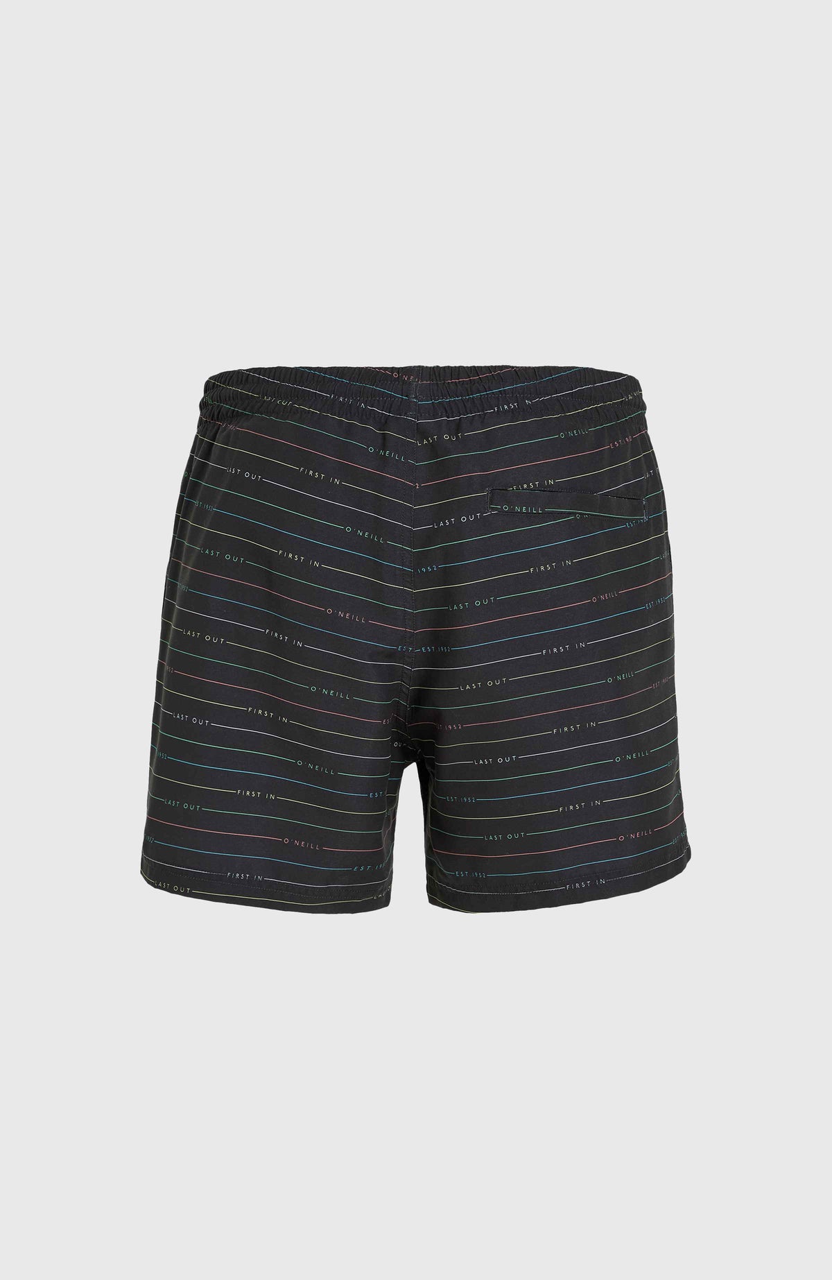Jack O'Neill Cali First 15'' Badehose | Black First Name Stripe