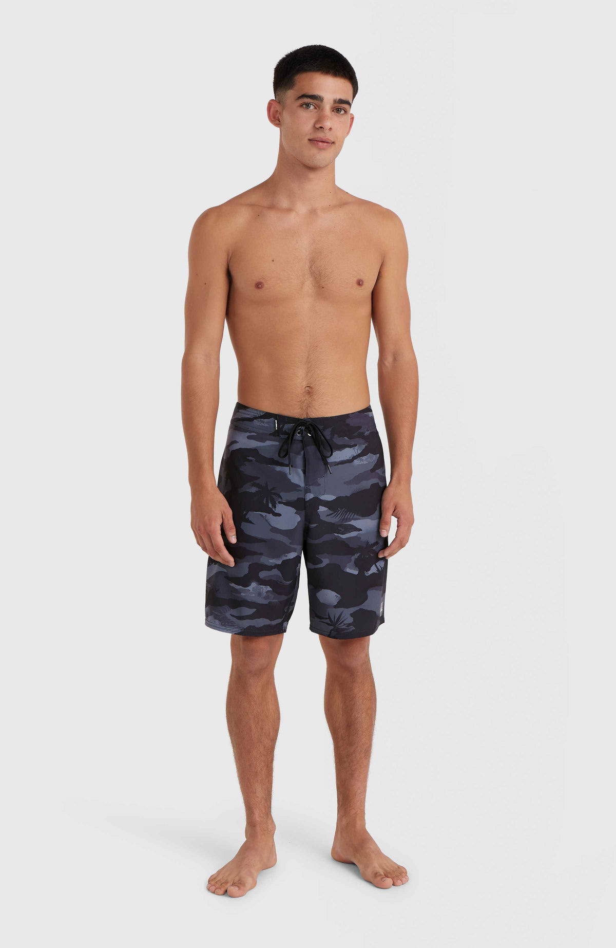 Hyperfreak Heat Camo 19'' Boardshorts | Black Heat Camo