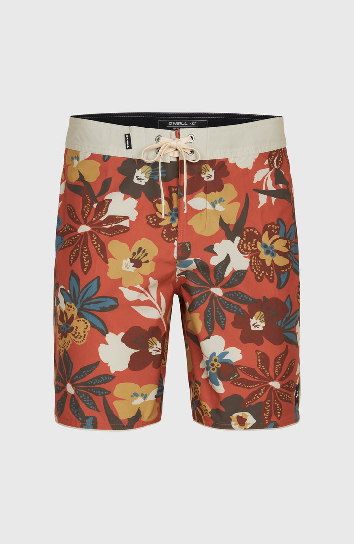 Hyperfreak Mysto Scallop 19'' Boardshorts | Ginger Mysto Scallop