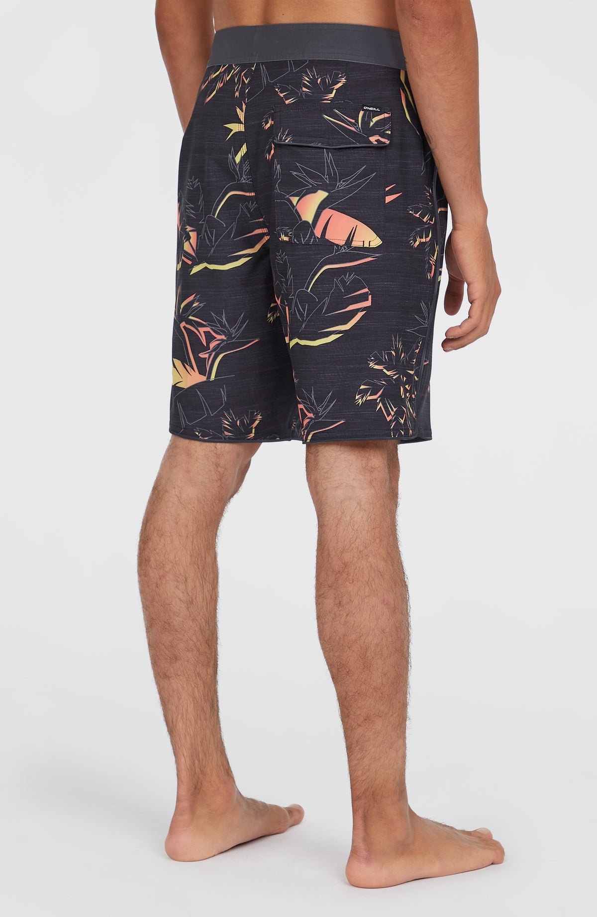 Hyperfreak Mysto Scallop 19'' Boardshorts | Black Mysto Scallop