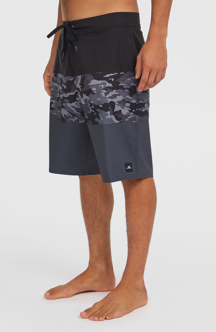 Hyperfreak Heat Block 21'' Boardshorts | Black Camo Heat Block