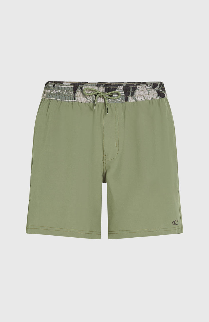 Pocket Print 16'' Badehose | Avery Fern