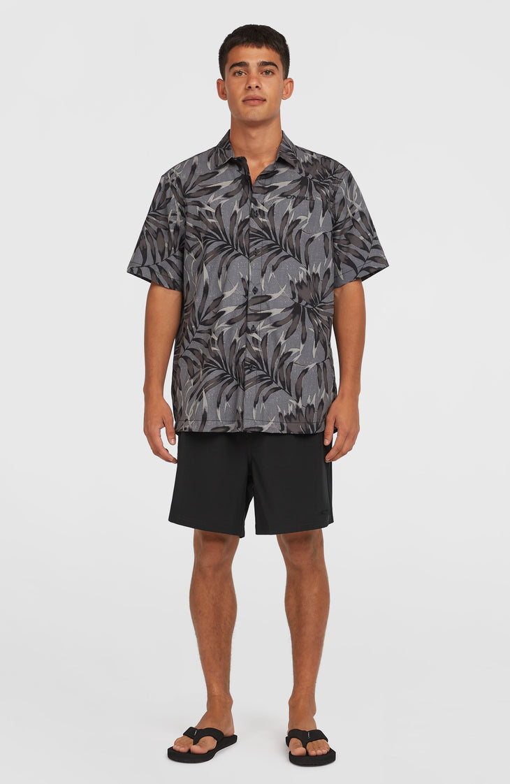 Pocket Print 16'' Badehose | Black Out