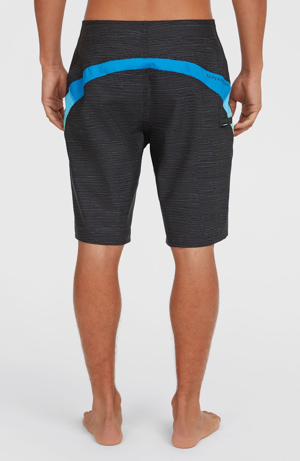 Superfreak Mysto 20'' Boardshorts | Black Multi Colour Panel