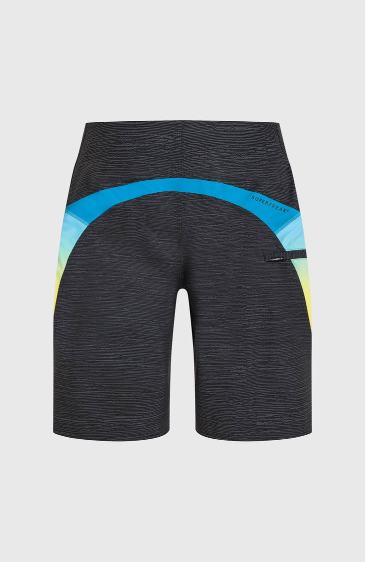 Superfreak Mysto 20'' Boardshorts | Black Multi Colour Panel