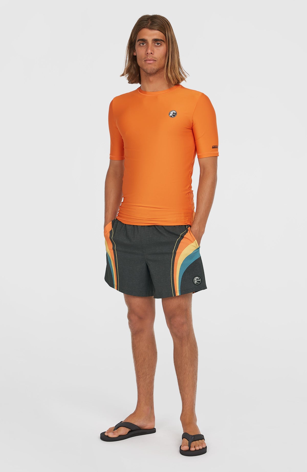 O'Riginals Longboard 15'' Badehose | Black Originals Stripe