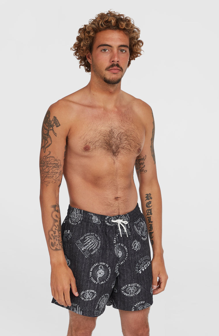 Cali Print 15'' Badehose | Black Mystical Cali Print 15'' Badehose | Black Mystical