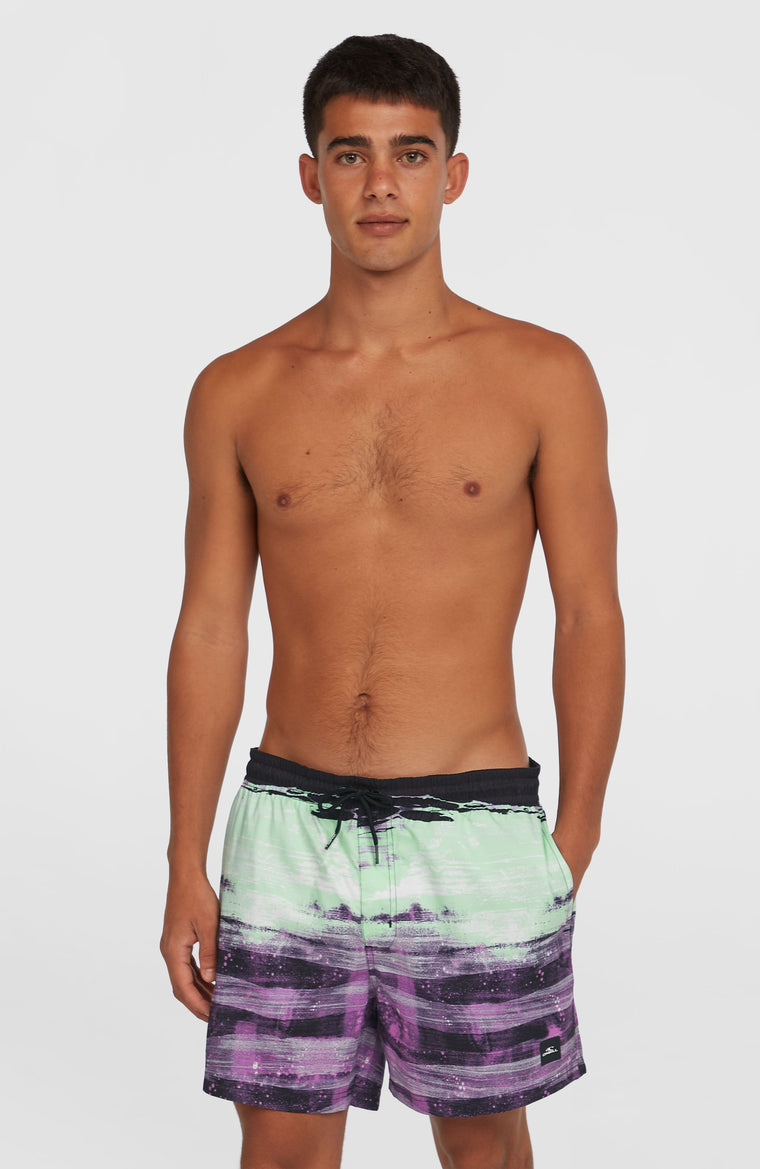 Cali Gradient 15'' Badehose | Purple Melted Texture Cali Gradient 15'' Badehose | Purple Melted Texture