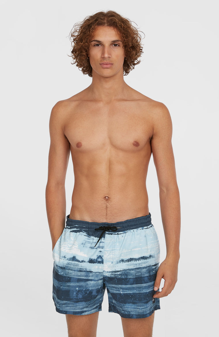 Cali Gradient 15'' Badehose | Blue Melted Texture Cali Gradient 15'' Badehose | Blue Melted Texture