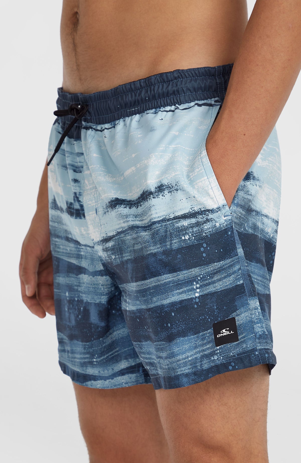 Cali Gradient 15'' Badehose | Blue Melted Texture