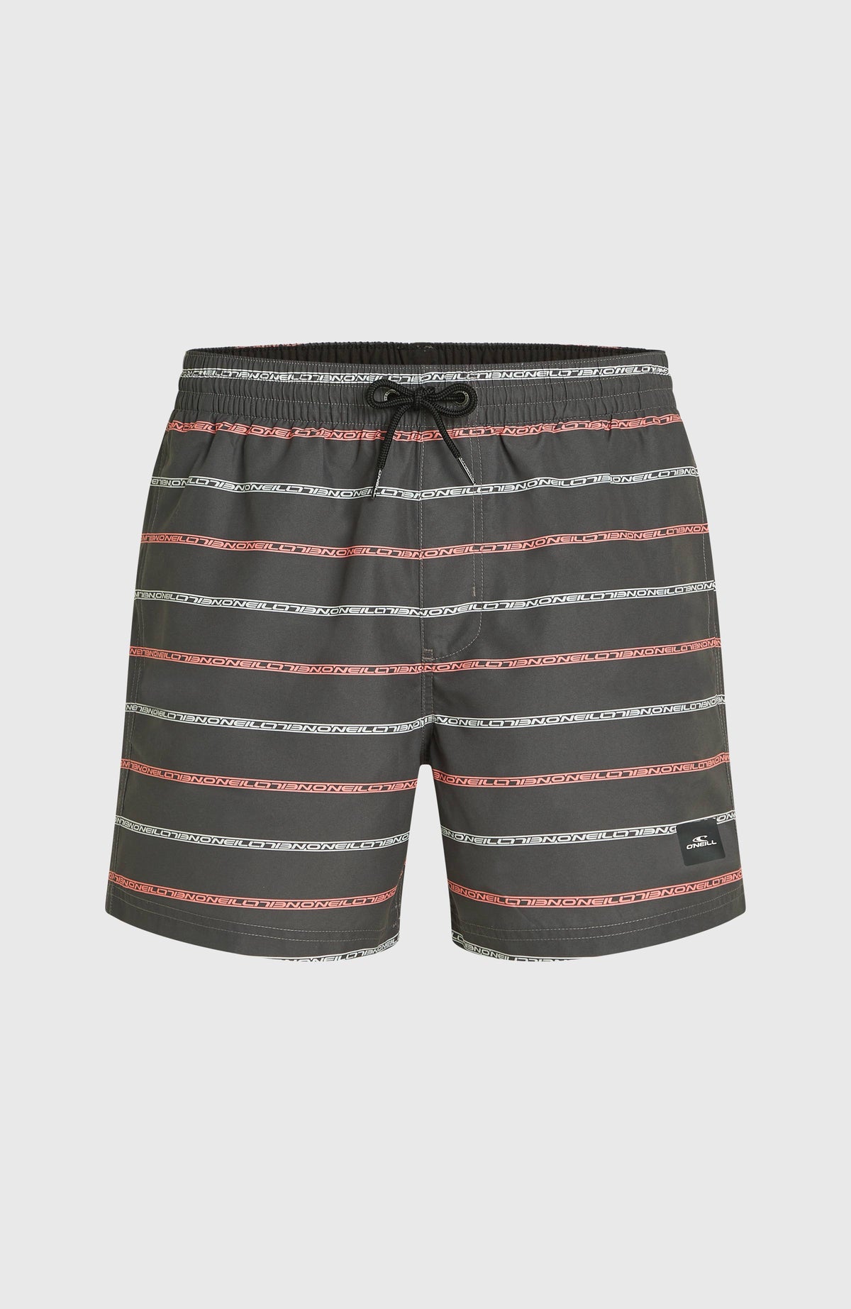 Cali First 15'' Badehose | Grey O'Neill Stripe