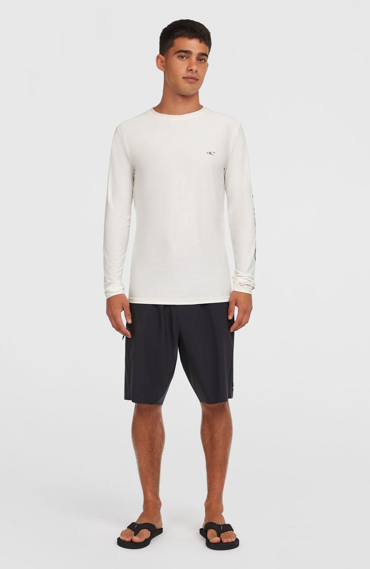 Essentials Longsleeve-Schwimmshirt | Snow White