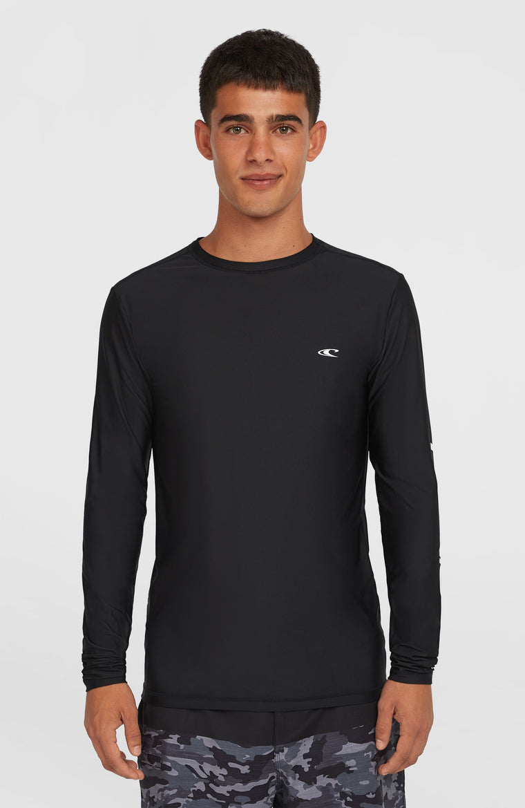 Essentials Longsleeve-Schwimmshirt | Black Out Essentials Longsleeve-Schwimmshirt | Black Out