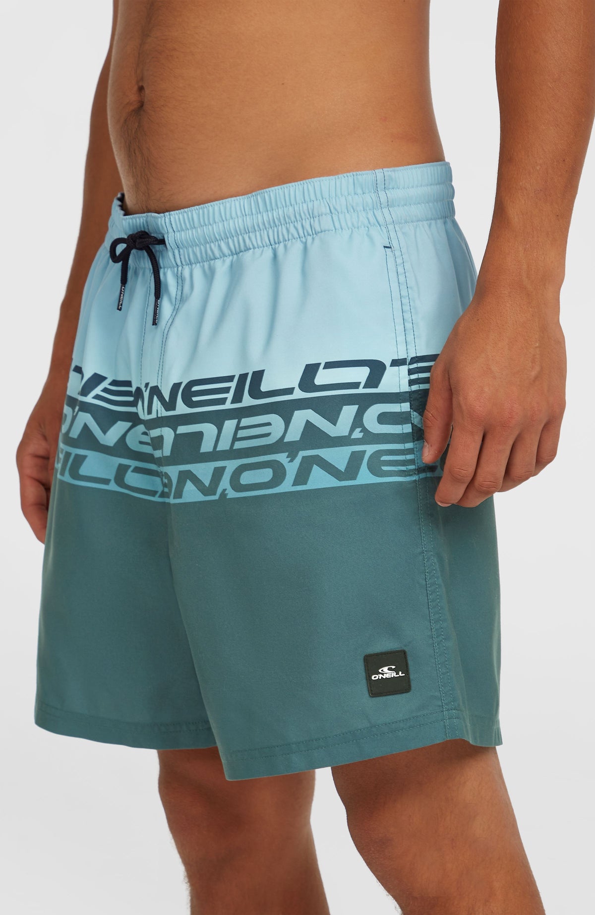 Cali Stripe 16'' Badehose | Blue Upside Down