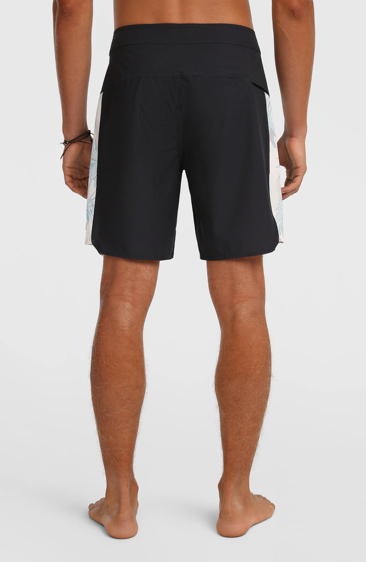 Hyperfreak Tech Panel 18'' Boardshorts | Black Tech Panel