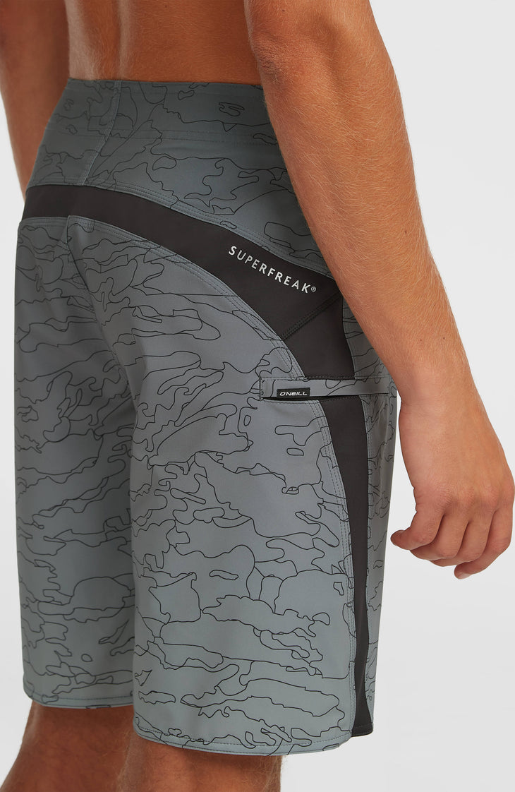 Superfreak Mysto 20'' Boardshorts | Dark Shadow Panel