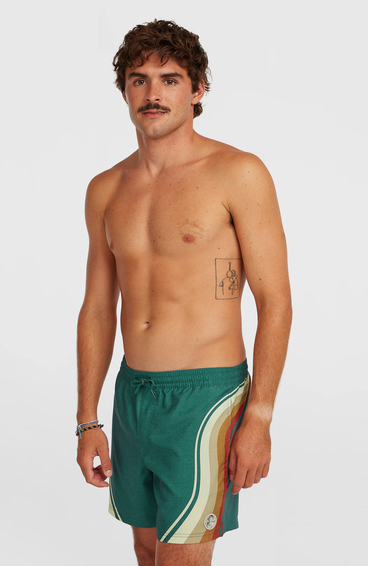 O'Riginals Longboard 15'' Badehose | Green Originals Sideburns