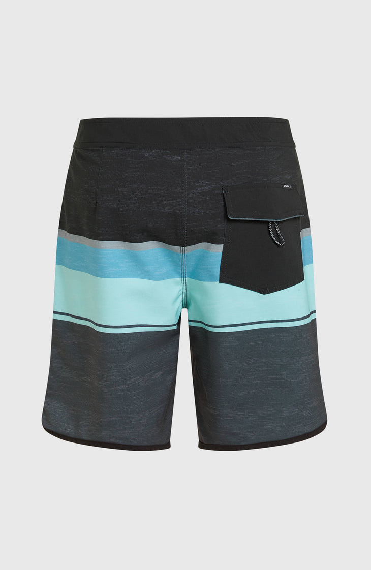Lennox Scallop 19'' Boardshorts | Phantom Lennox Scallop