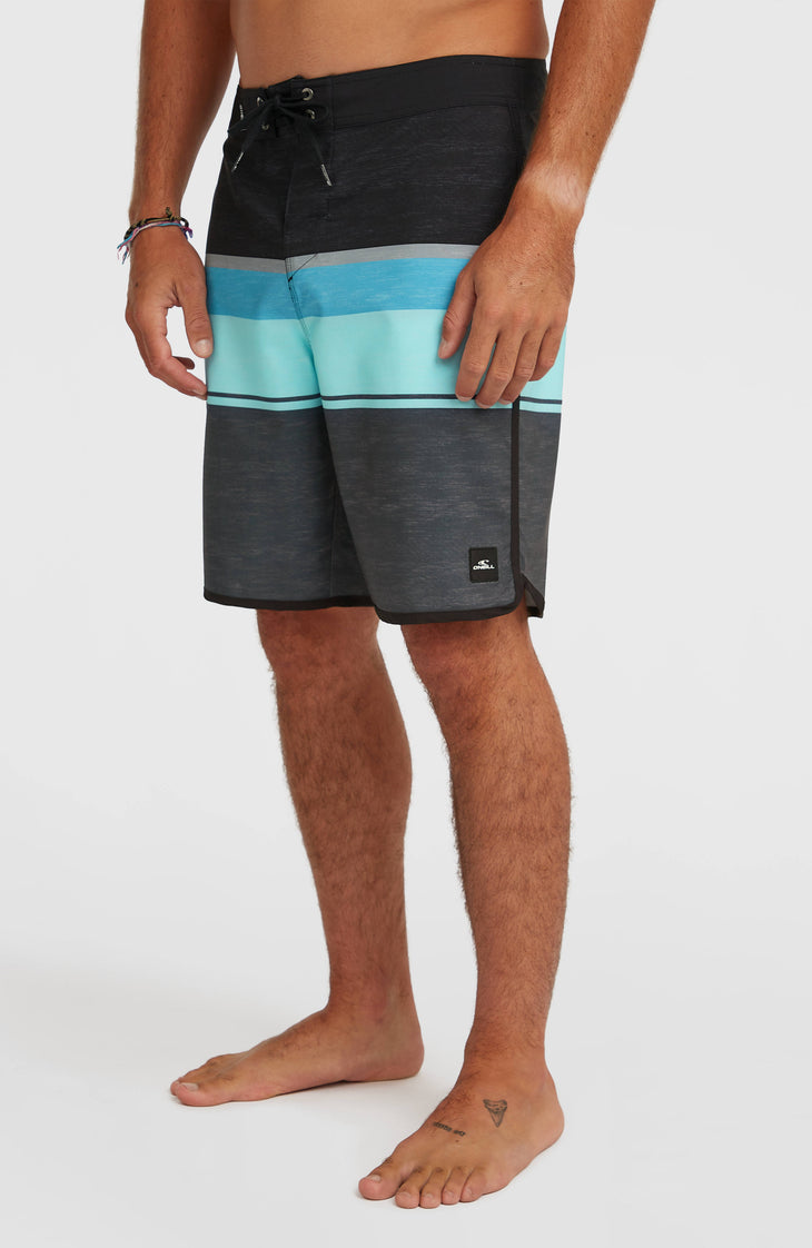 Lennox Scallop 19'' Boardshorts | Phantom Lennox Scallop