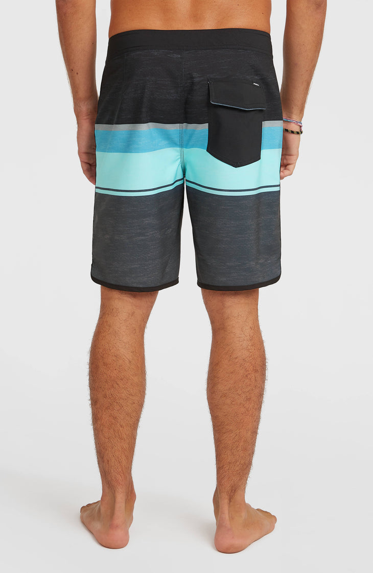Lennox Scallop 19'' Boardshorts | Phantom Lennox Scallop