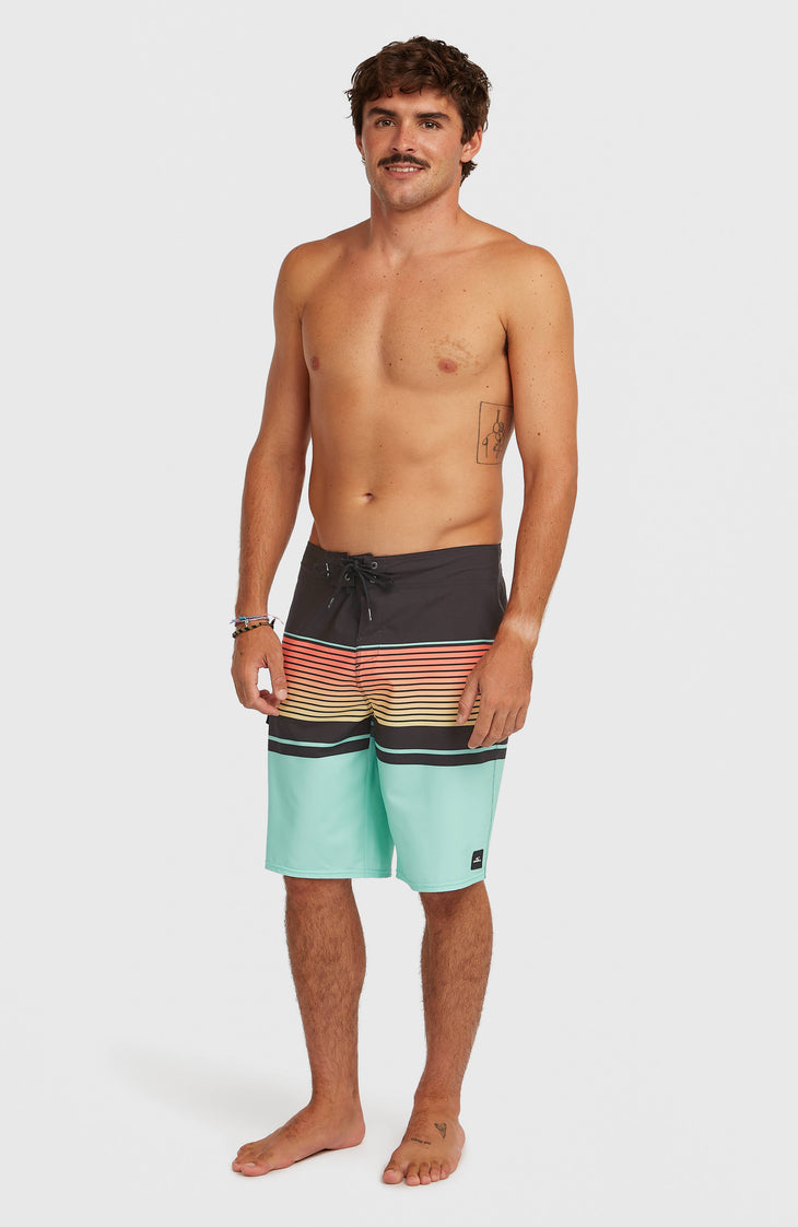 Lennox Stripe 21'' Boardshorts | Canal Blue Lennox Stripe