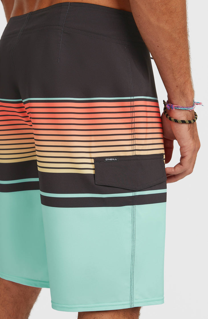 Lennox Stripe 21'' Boardshorts | Canal Blue Lennox Stripe