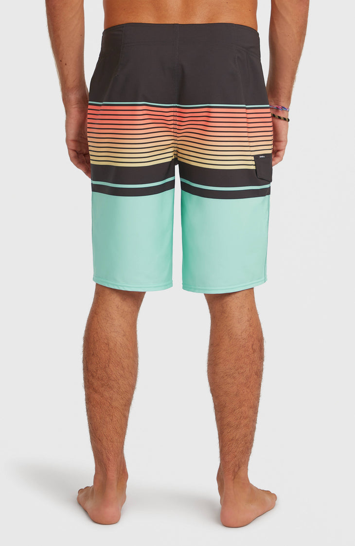 Lennox Stripe 21'' Boardshorts | Canal Blue Lennox Stripe