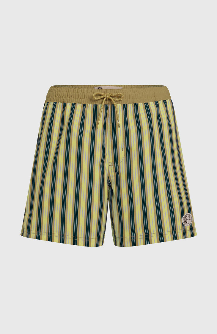 O'Riginals Stripe 15'' Badehose | Yellow Originals stripe