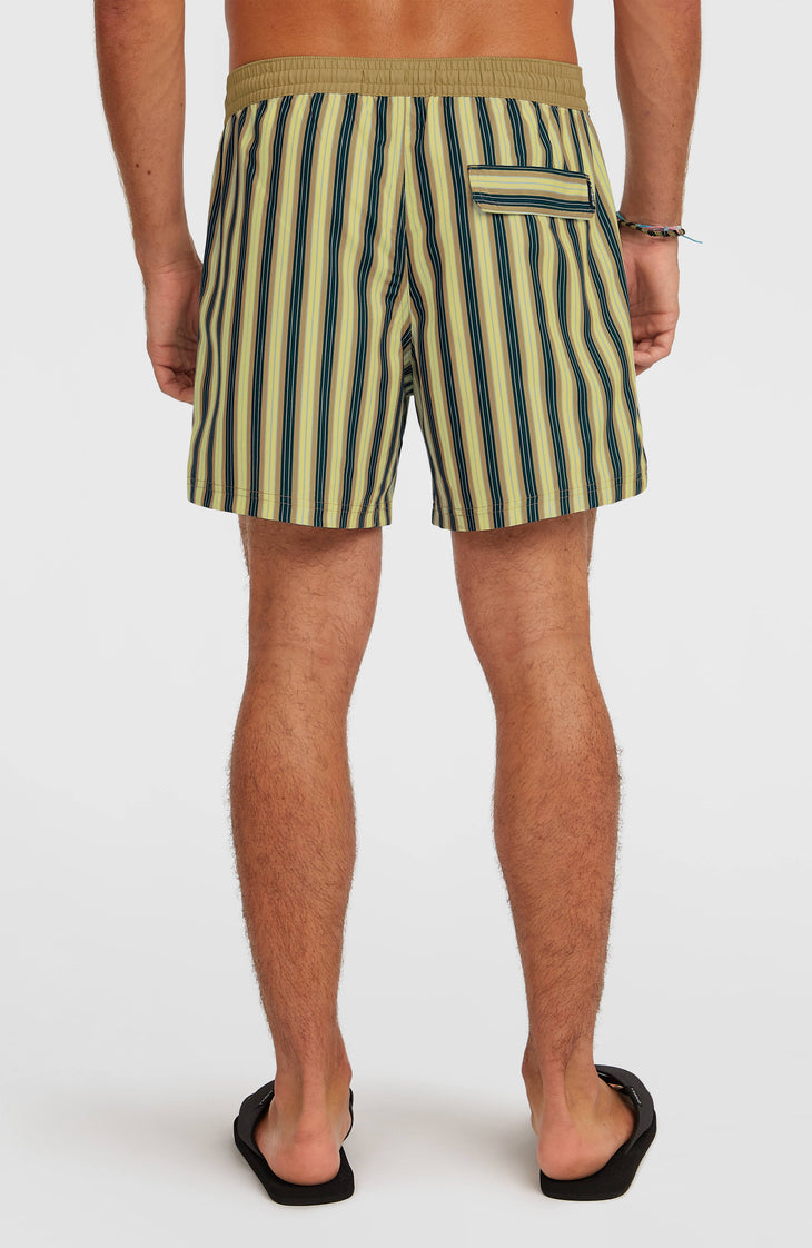O'Riginals Stripe 15'' Badehose | Yellow Originals stripe