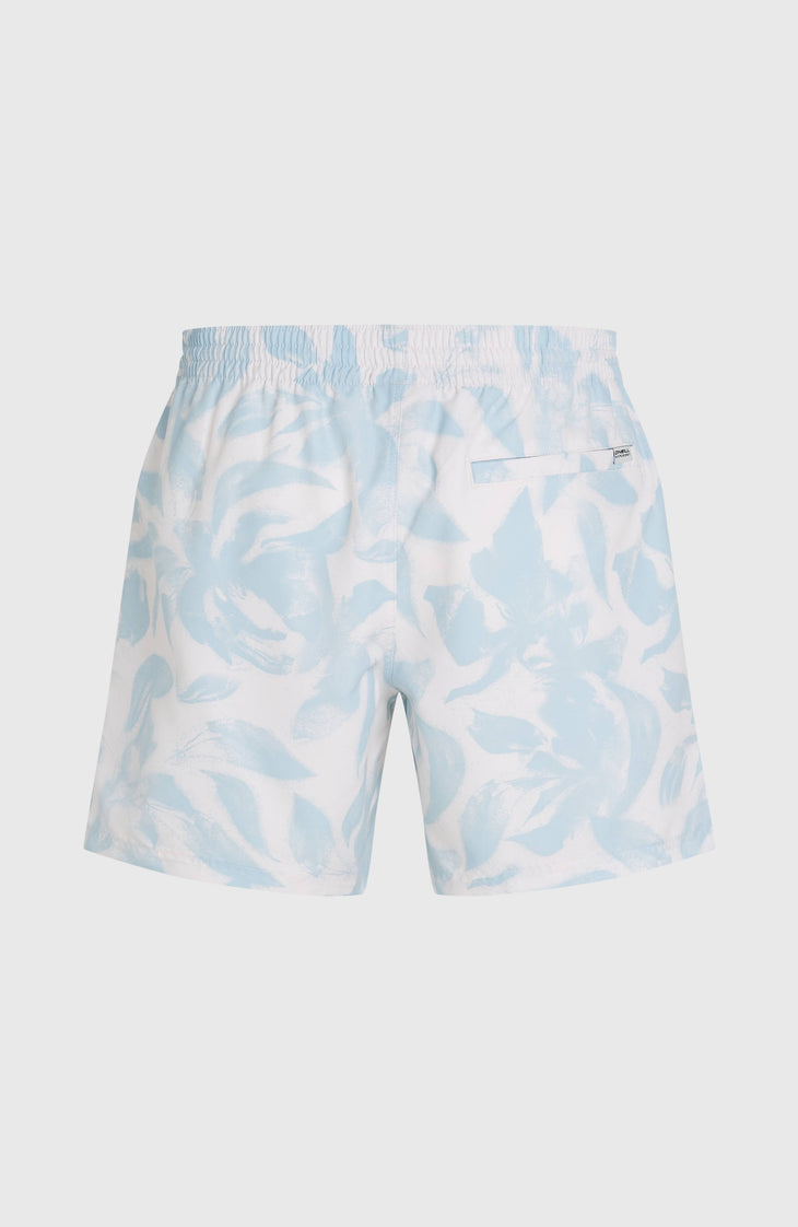 O'Neill Print 16'' Badehose | White Spray Flower