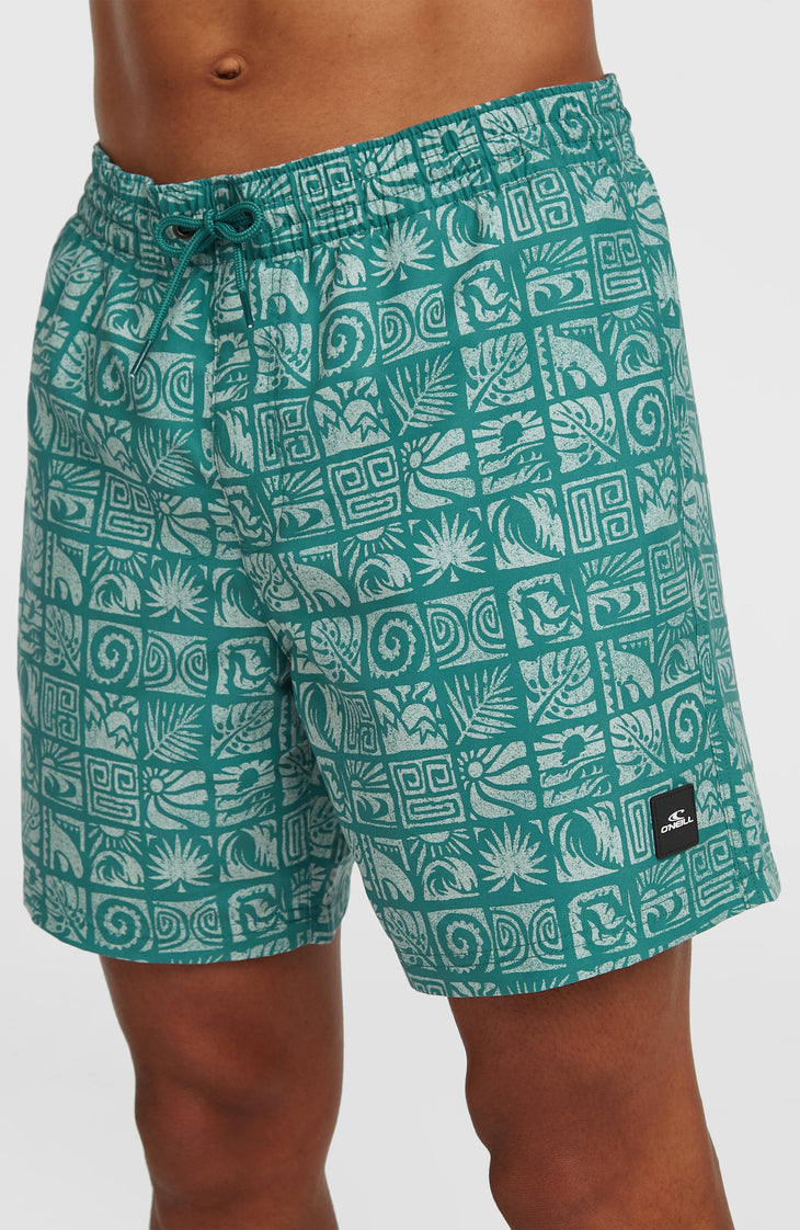 O'Neill Print 16'' Badehose | Blue Bricks